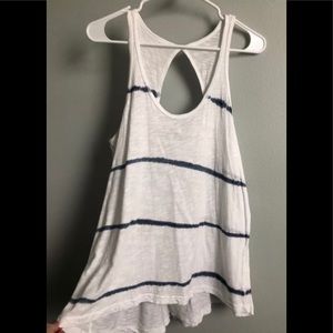 ANTHROPOLOGIE Left of Center Tie Dye Tank Hi Low